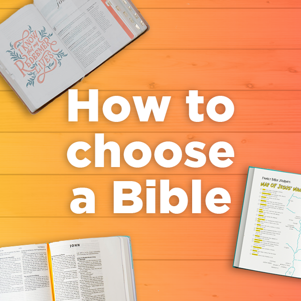 How to choose a bible