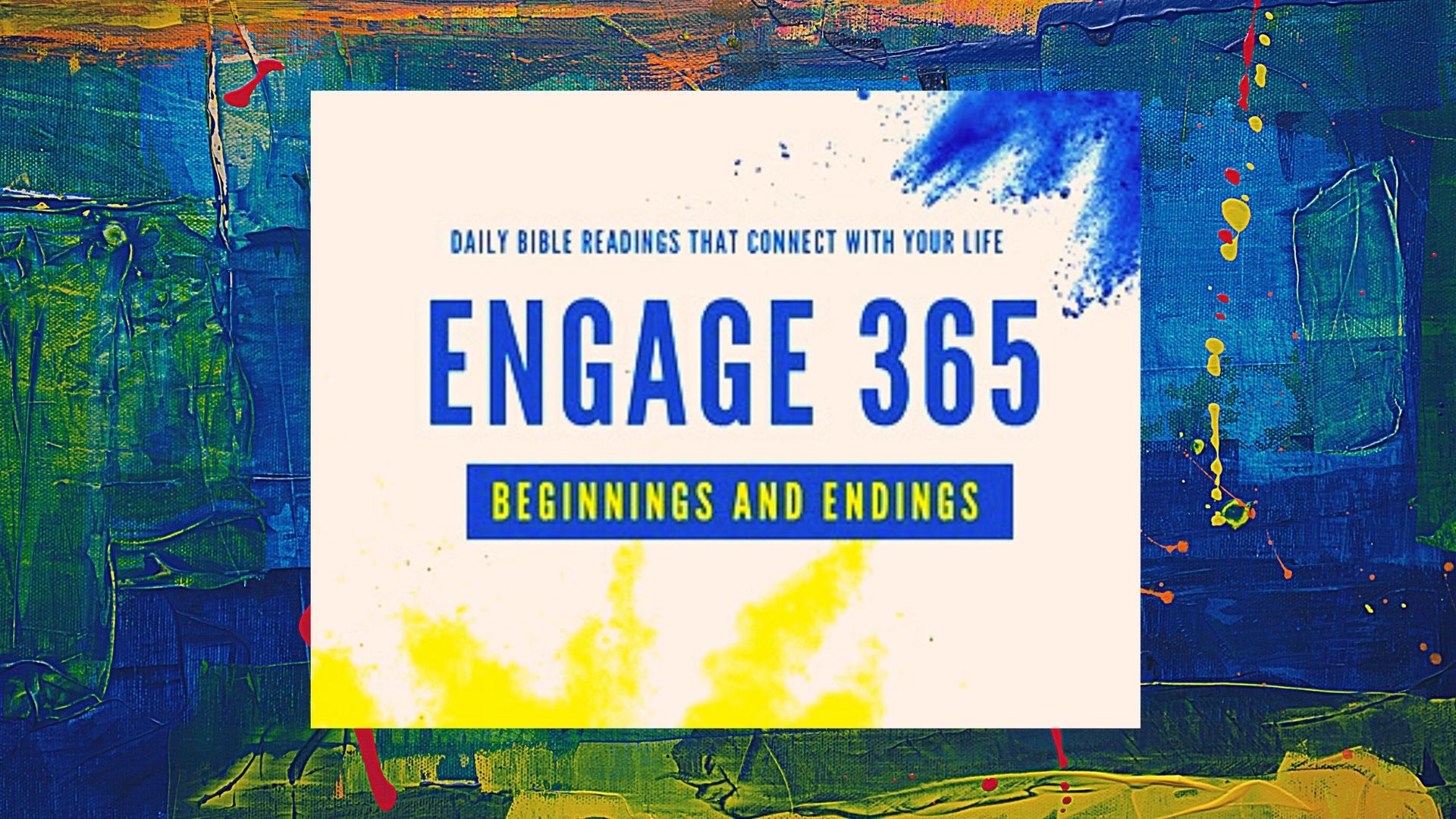 ENGAGE 365  A book of Daily Bible Readings for Teens and Young Adults 