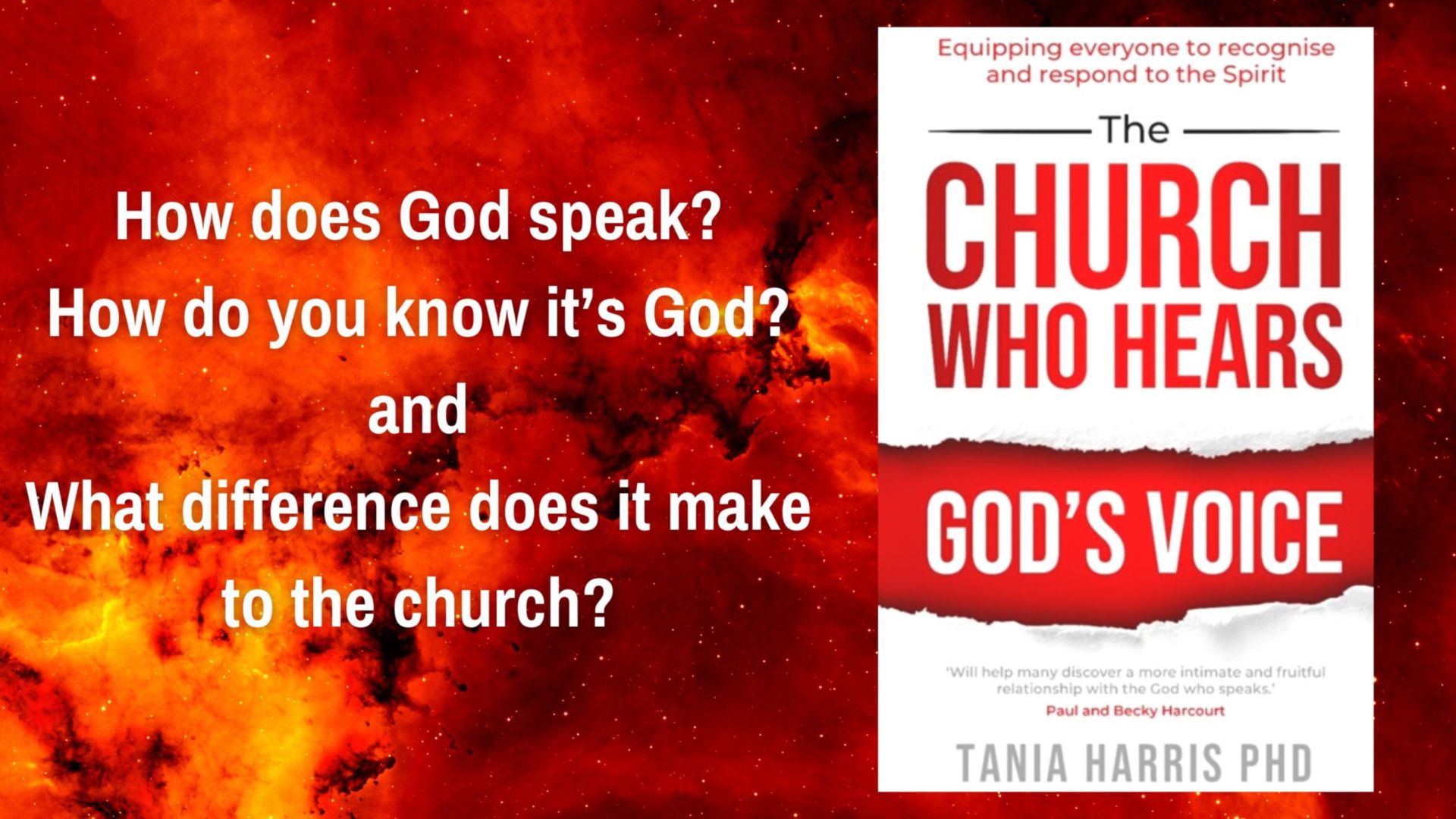 Interview with Revd Dr Tania Harris, author of 'The Church Who Hears God's Voice'