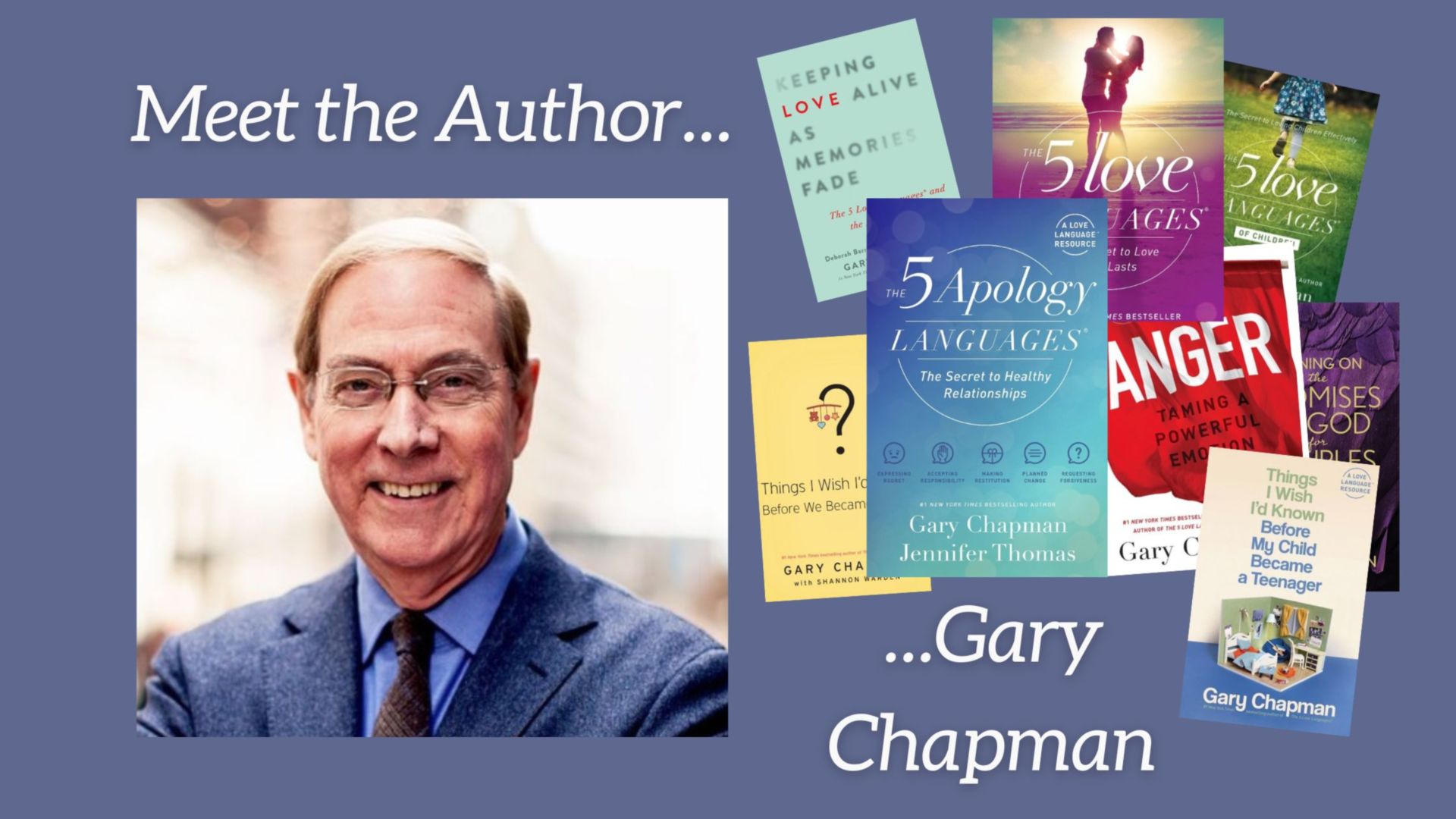 Meet The Author - Gary Chapman