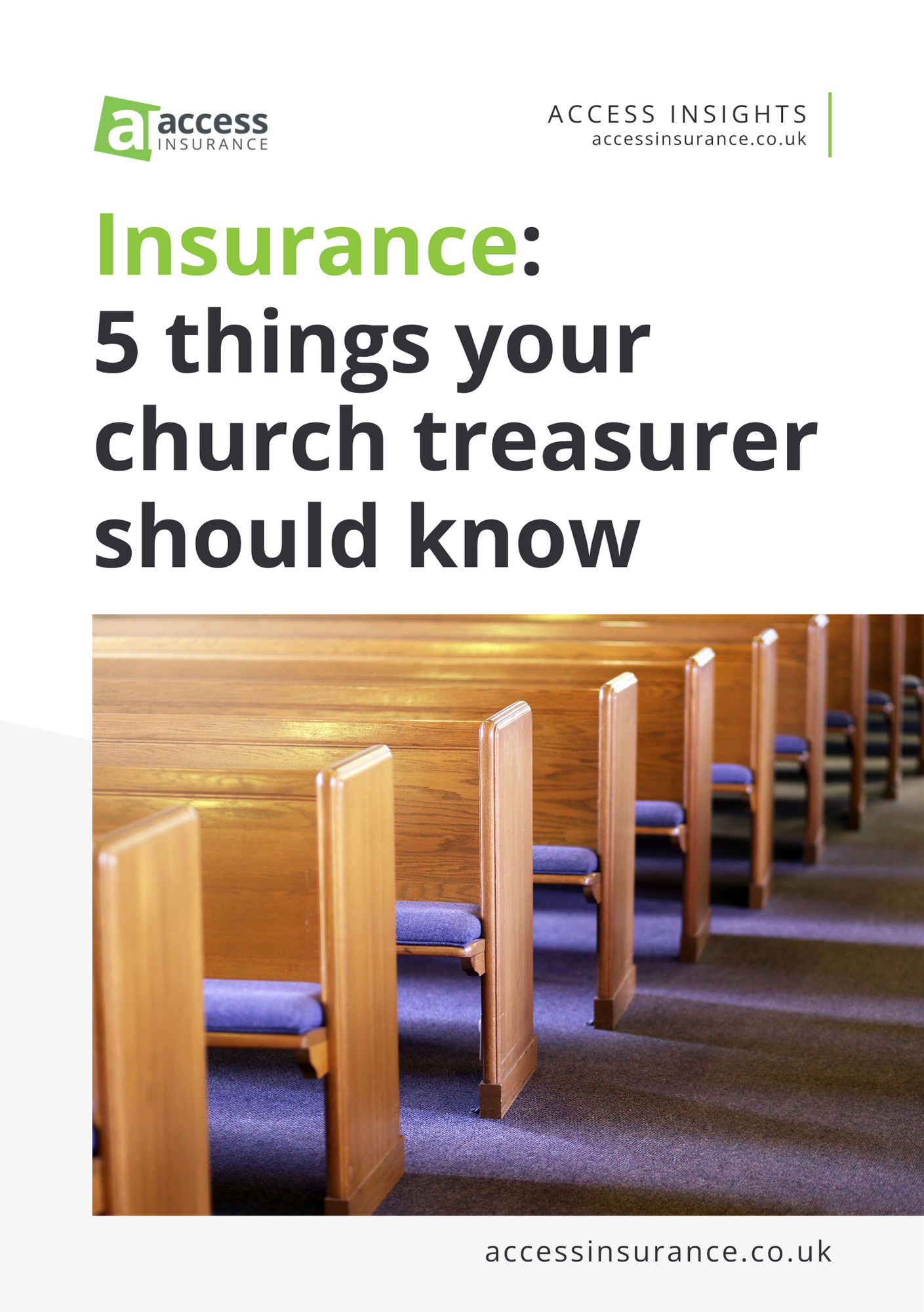 Insurance: 5 things your church treasurer should know